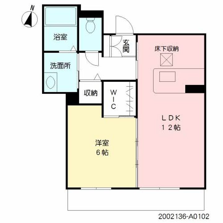 熊本県菊池郡大津町大字室の賃貸マンションの間取り
