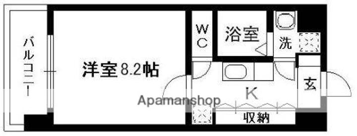 リバージュ県庁通りの間取り
