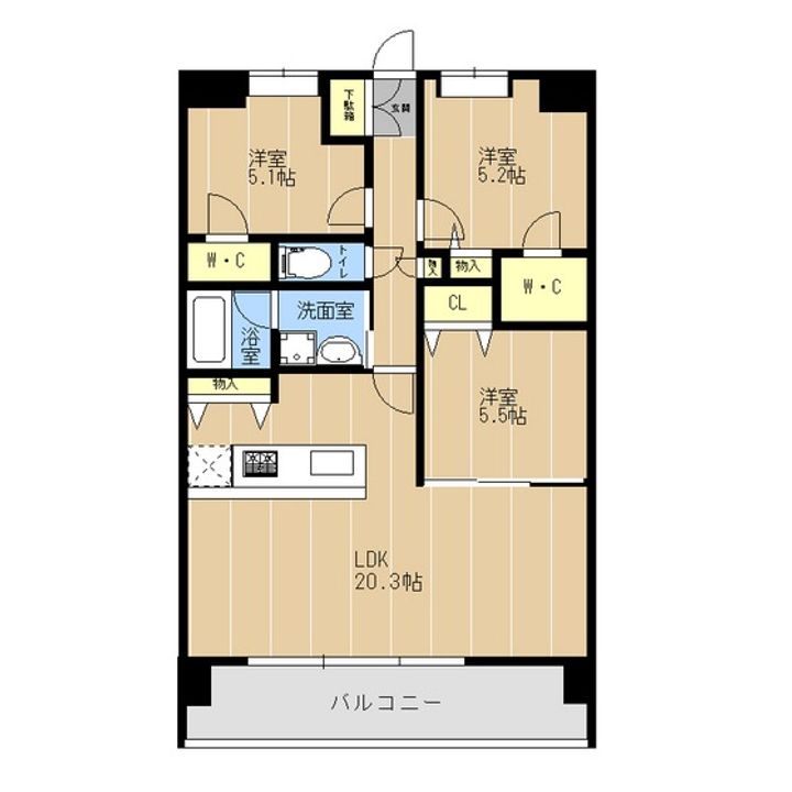 LIBTH原水の間取り