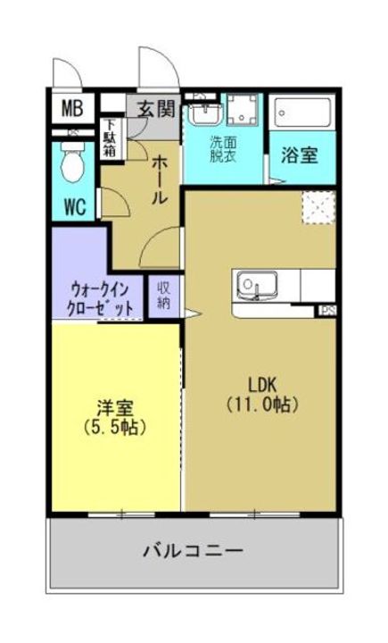 COCO KIKUCHI201の間取り