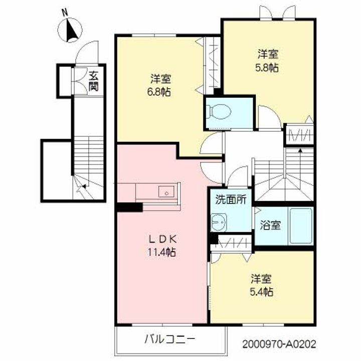 シャーメゾン・グランビューの間取り