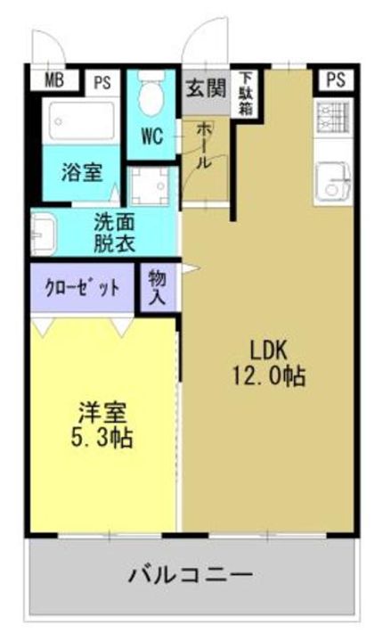 リックスフィア103の間取り
