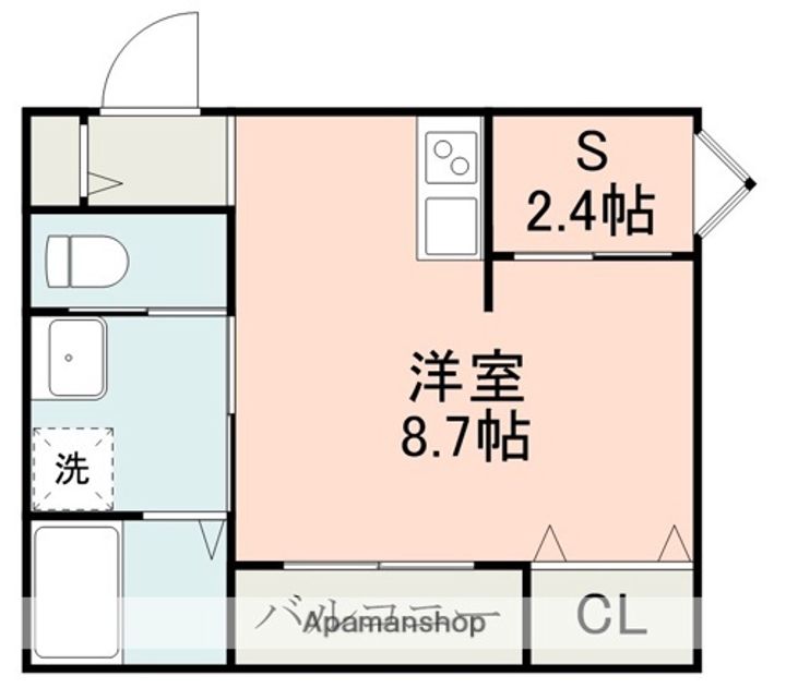 ラヴィ八景水谷の間取り