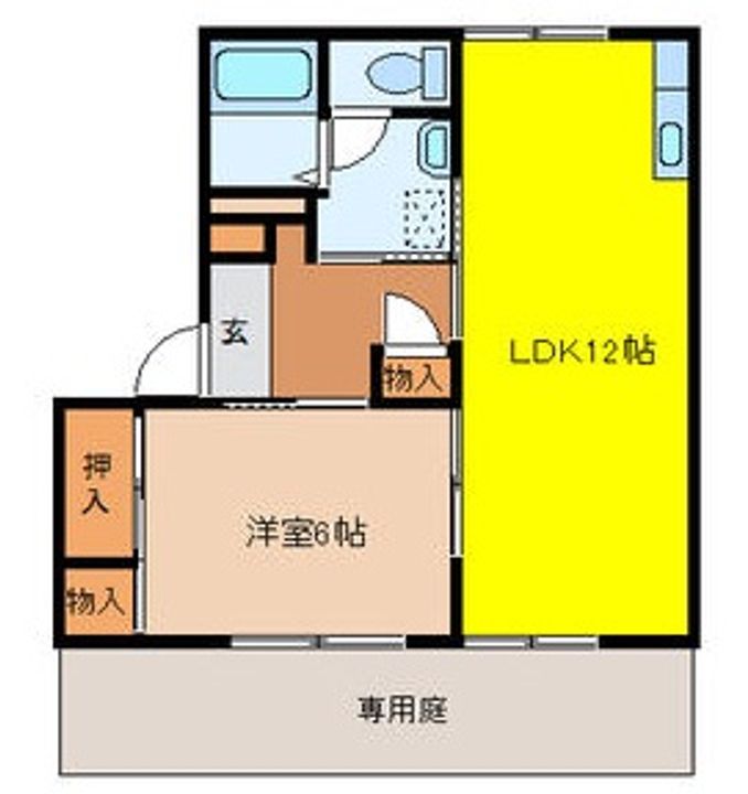 フォレストハイツ101の間取り