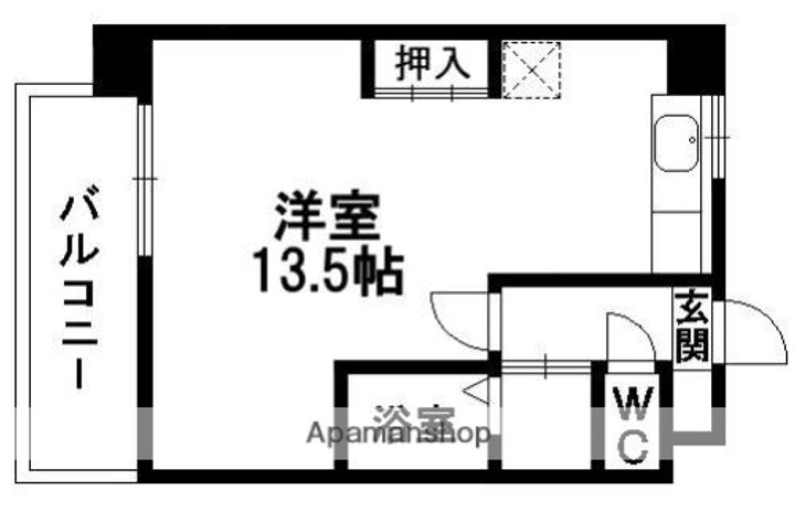 リバージュ八景水谷の間取り