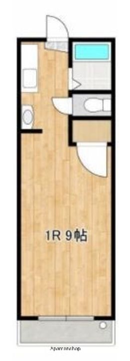 熊本県熊本市中央区黒髪5丁目の賃貸マンションの間取り