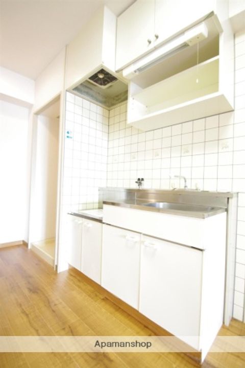 熊本県熊本市中央区新屋敷2丁目の賃貸マンションのキッチン