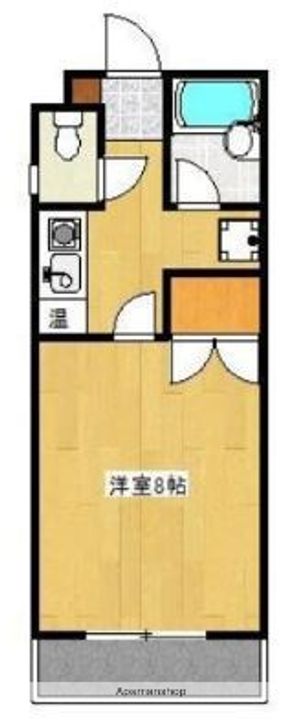 熊本県熊本市中央区国府4丁目の賃貸マンションの間取り