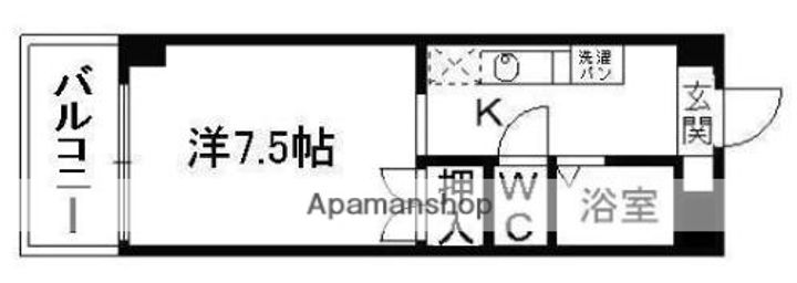 マーカス九品寺の間取り