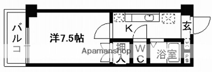 マーカス九品寺の間取り