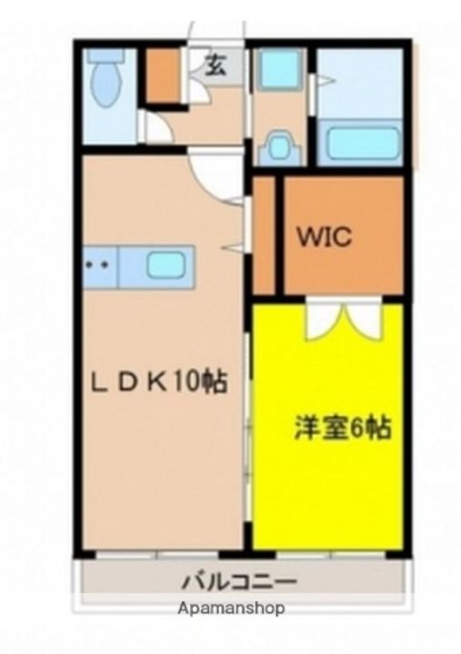 熊本県熊本市中央区菅原町の賃貸マンションの間取り