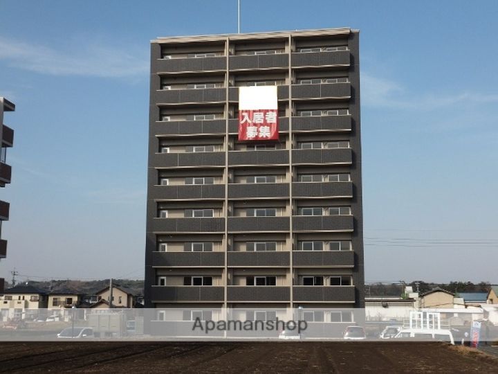 熊本県菊池郡菊陽町大字原水の賃貸マンションの外観