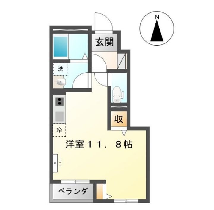 クオーレ津浦町の間取り