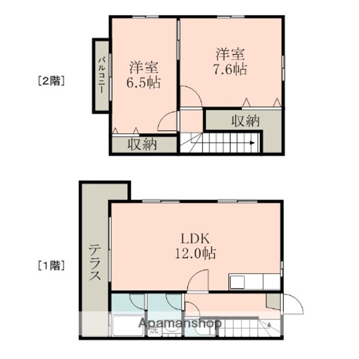 ディー・ルーエ秋津Aの間取り