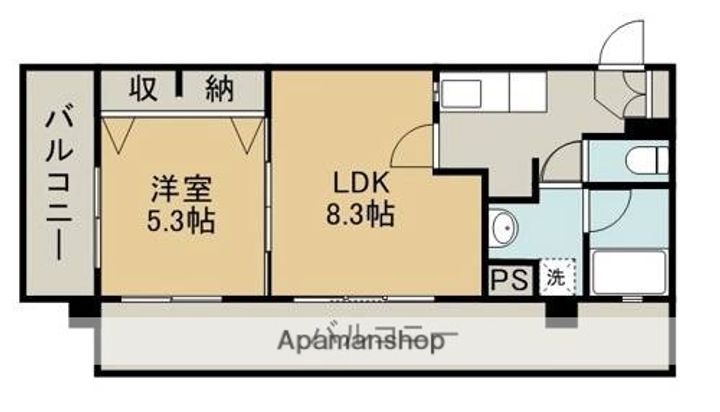 ライズ平成さくら通りの間取り
