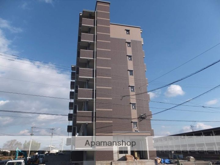 熊本県菊池郡菊陽町大字原水の賃貸マンションの外観