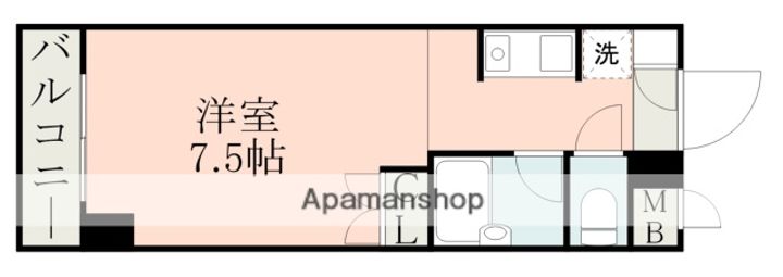 リベルテ水前寺北の間取り