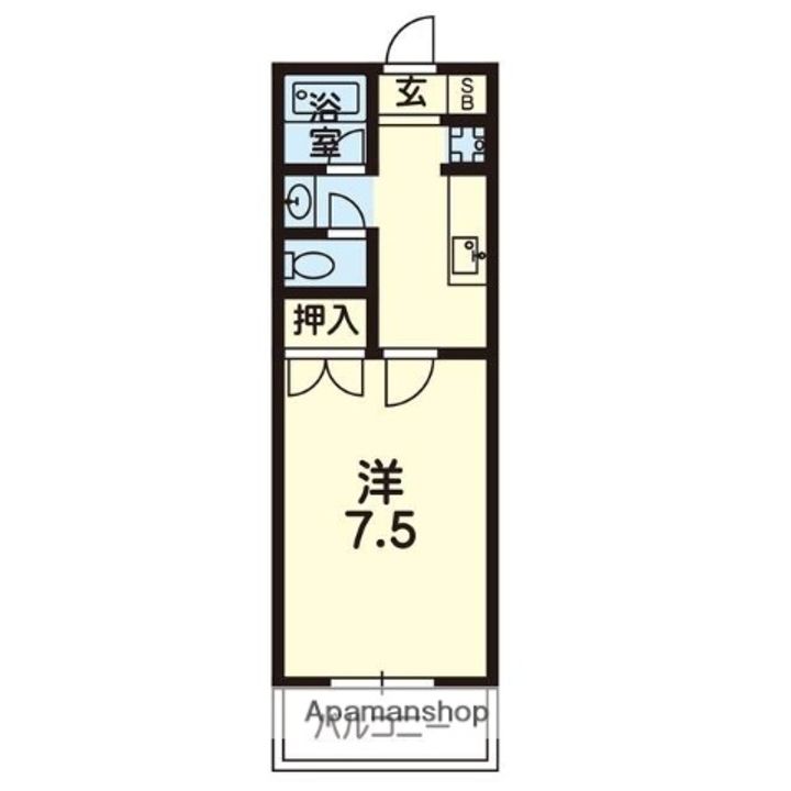 黒髪ロイヤルハイツの間取り