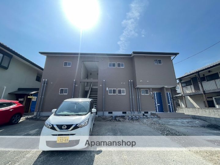 熊本県熊本市北区清水万石5丁目の賃貸アパートの外観