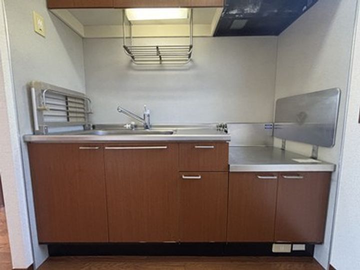 熊本県熊本市北区植木町一木の賃貸アパート201のキッチン