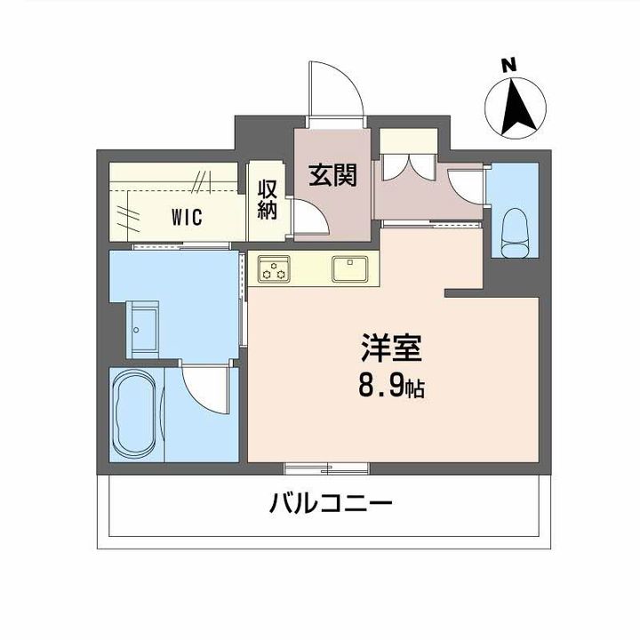 グランメゾン天神の間取り