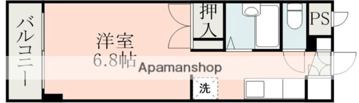 コート黒髪の間取り