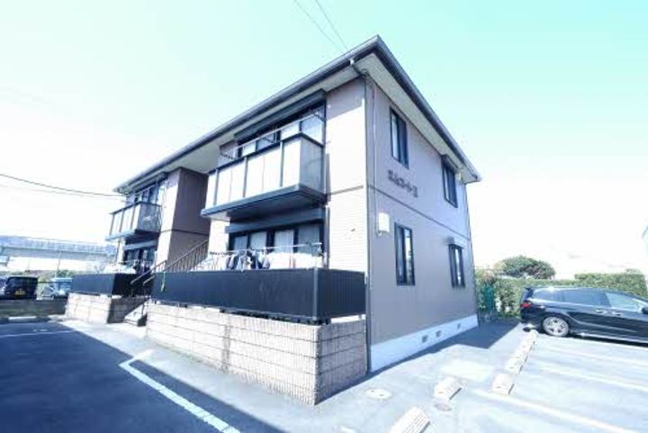 熊本県熊本市南区富合町清藤の賃貸アパートの外観