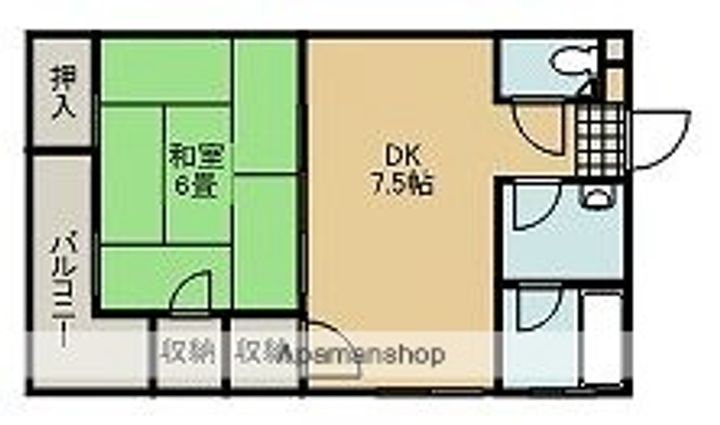 城南マンションの間取り