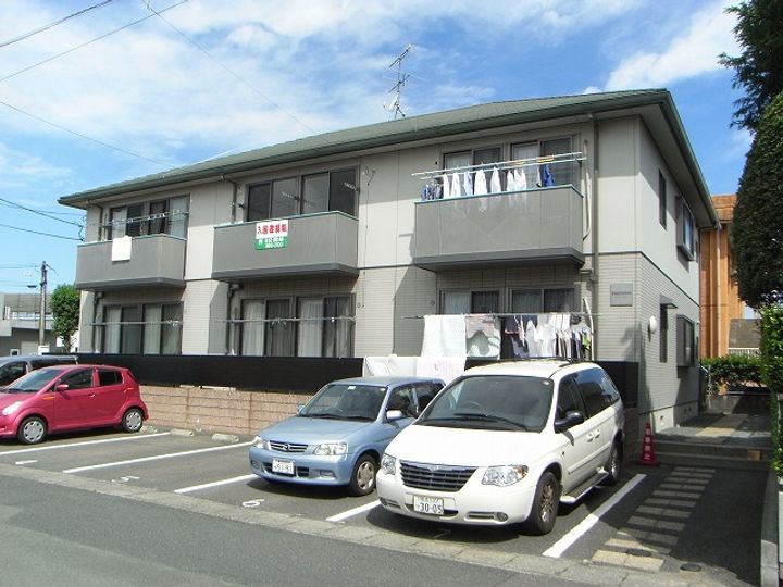 熊本県熊本市南区平成1丁目の賃貸アパートの外観