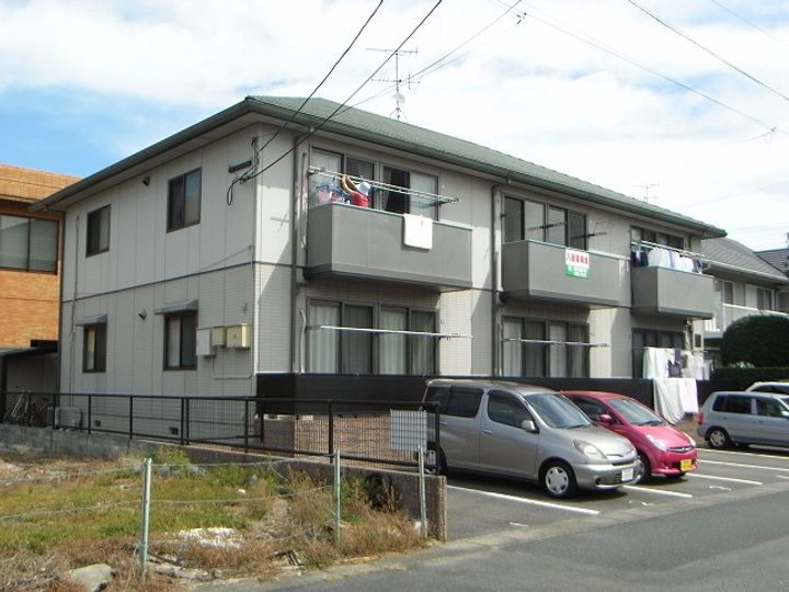 熊本県熊本市南区平成1丁目の賃貸アパートの外観