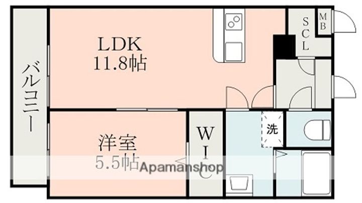 NATURA SECONDOの間取り