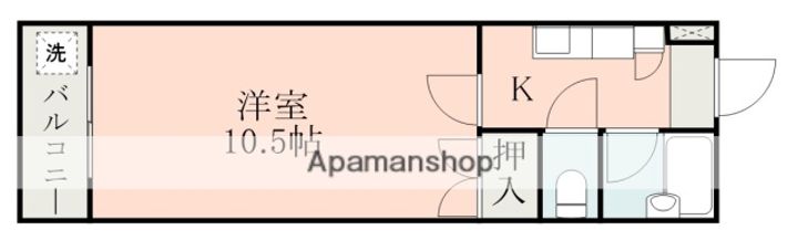 カレッジコーポKの間取り