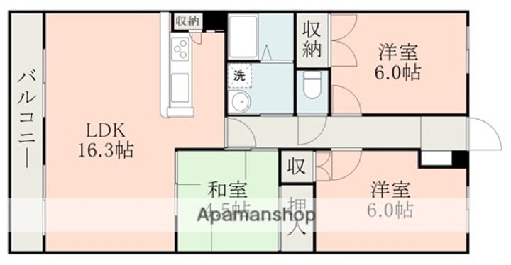 VOLARE出水の間取り