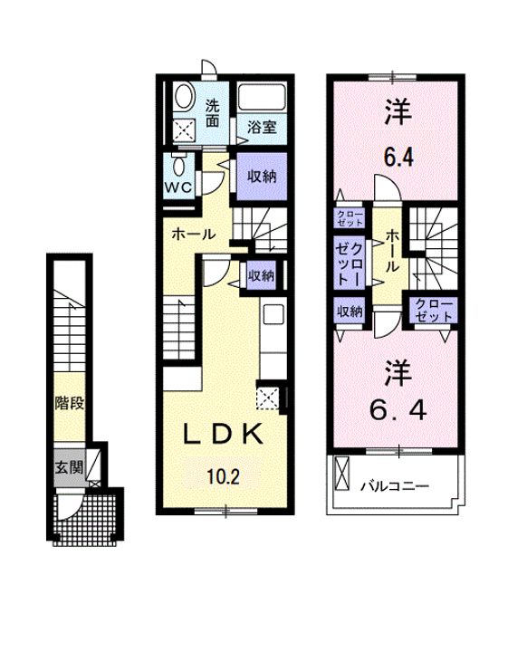エルミタージュの間取り