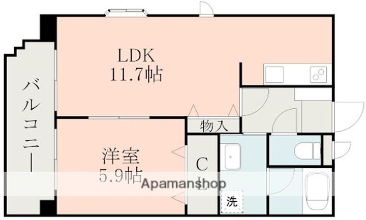 センチュリー3番館の間取り