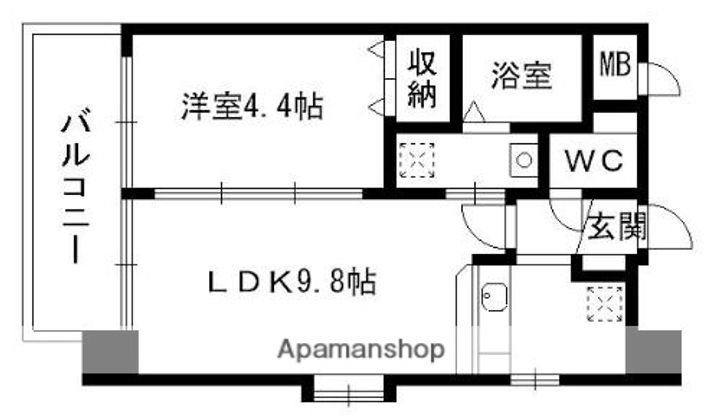 アトランティス本山の間取り