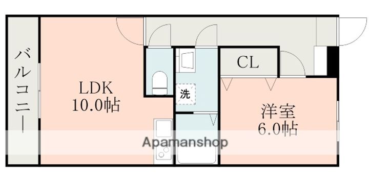 グランドステージ城南303の間取り