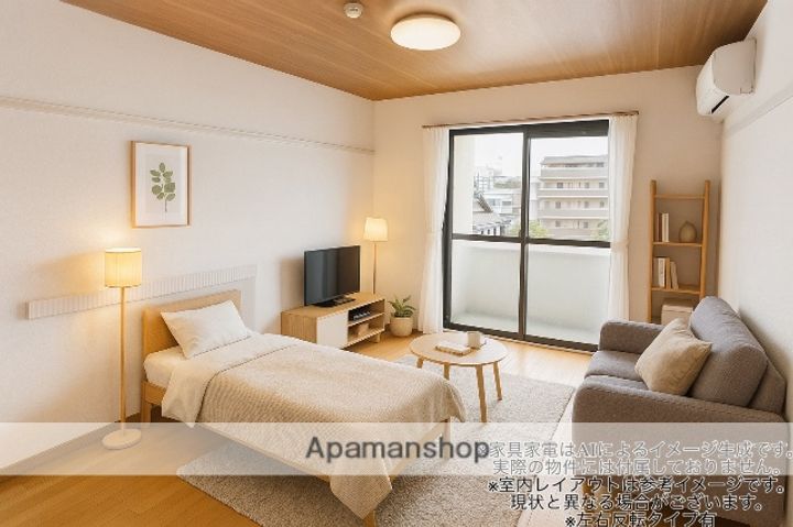 熊本県熊本市北区龍田2丁目の賃貸アパートの居間