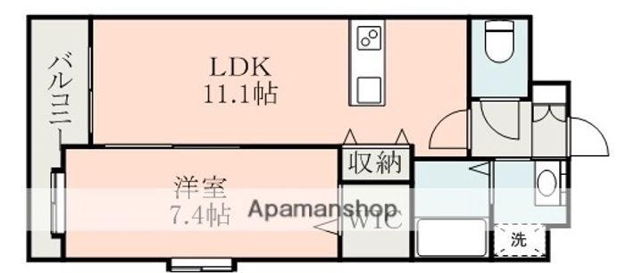 RADICE坪井の間取り