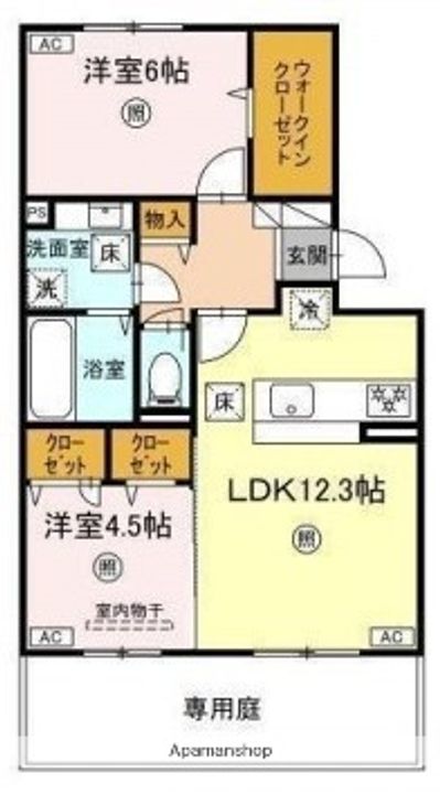 イセリーノの間取り