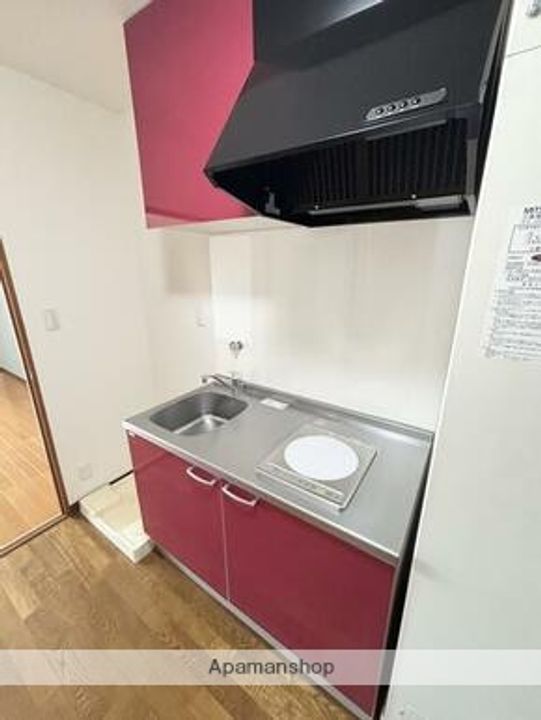 熊本県熊本市中央区南熊本5丁目の賃貸マンションのキッチン