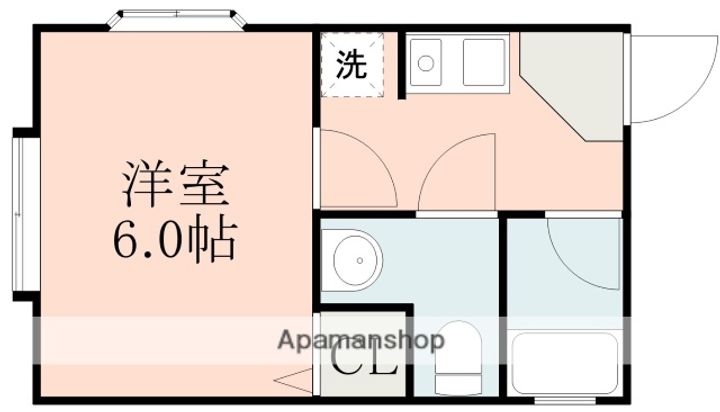 新町フラットの間取り