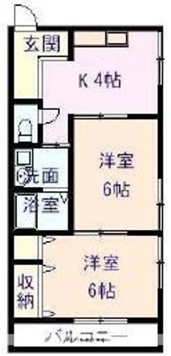 エスペレ小楠の間取り
