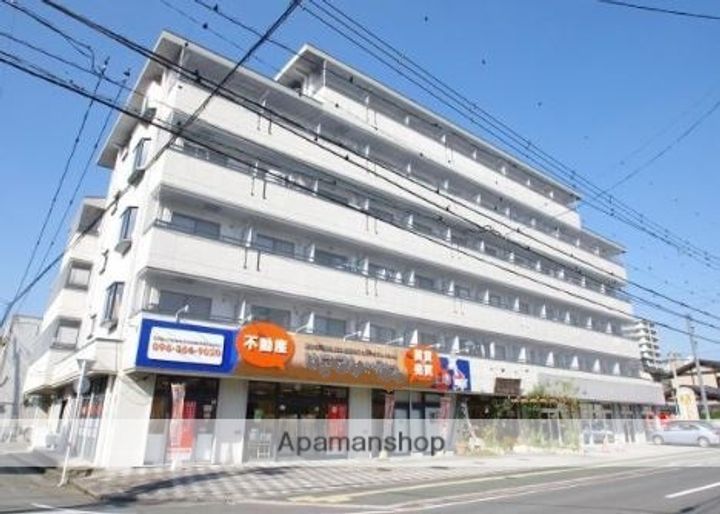 熊本県熊本市中央区新屋敷2丁目の賃貸マンションの外観