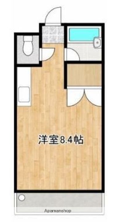 アンプルール新屋敷の間取り