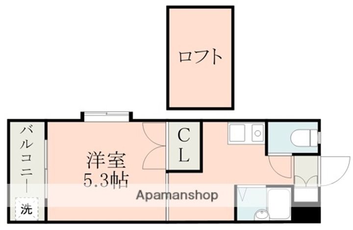レオパレス南高江Ⅱの間取り