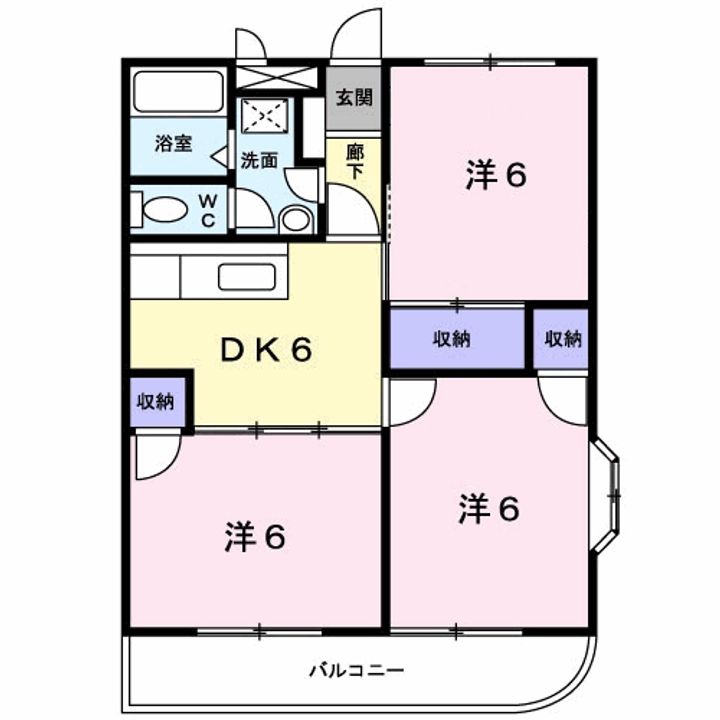 シャルムの間取り