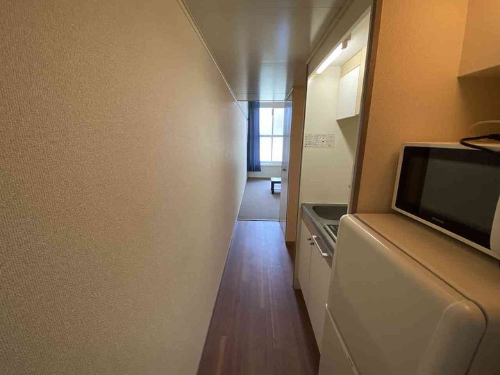 レオパレス菊陽101の玄関