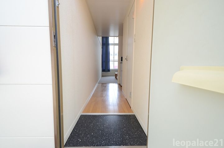 レオパレストッサーニ黒髪208の玄関