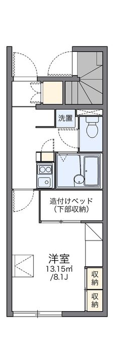 レオパレスMDK109の間取り